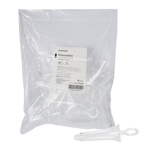 Anoscope McKesson Plastic 18 mm Diameter Rotating Style Without Light Clear - 16-82420
