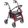 drive™ Duet Four-Wheel Rollator, Burgundy 795BU