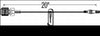 ICU Medical ICU Medical Extension Set B1118, 1 Each
