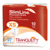 Unisex Adult Incontinence Brief Tranquility® Slimline® X-Small Disposable Heavy Absorbency - 2166