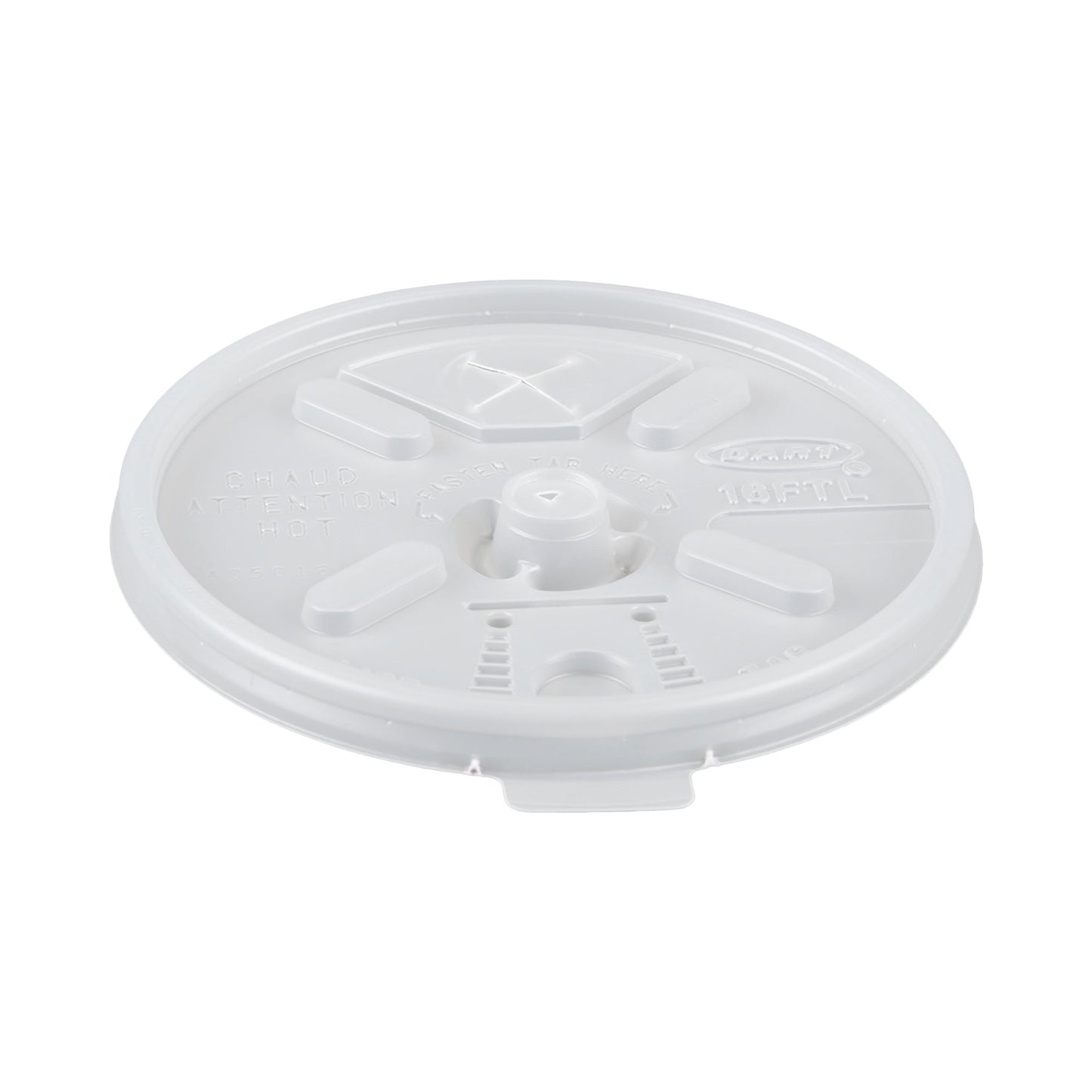 Drinking Cup Lid Dart® Plastic Disposable - 16FTLS