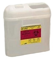 BD Sharps Container, 5.4 Quart, 11-7/10x 11-3/5 x 4-1/2 Inch 305425