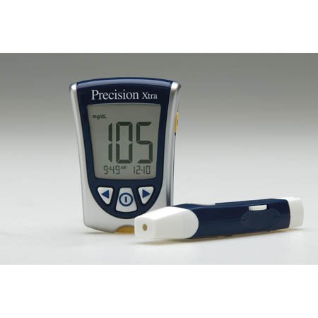 Blood Glucose and Ketone Meter Precision Xtra® 5 Second Glucose, 10 Second Ketones Results Stores up to 450 Results No Coding Required - 9983765