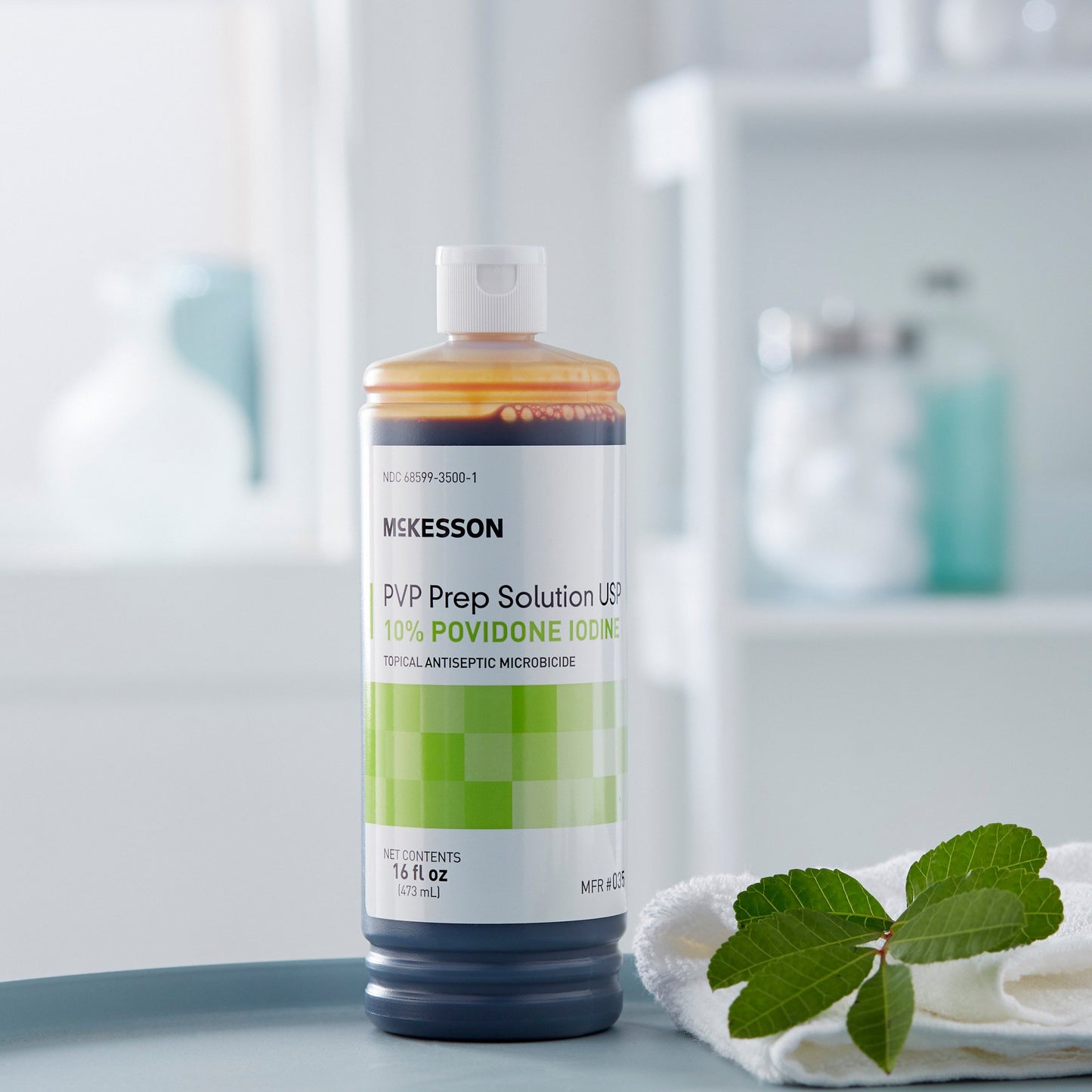 McKesson Prep Solution 16 oz. Flip-Top Bottle 035