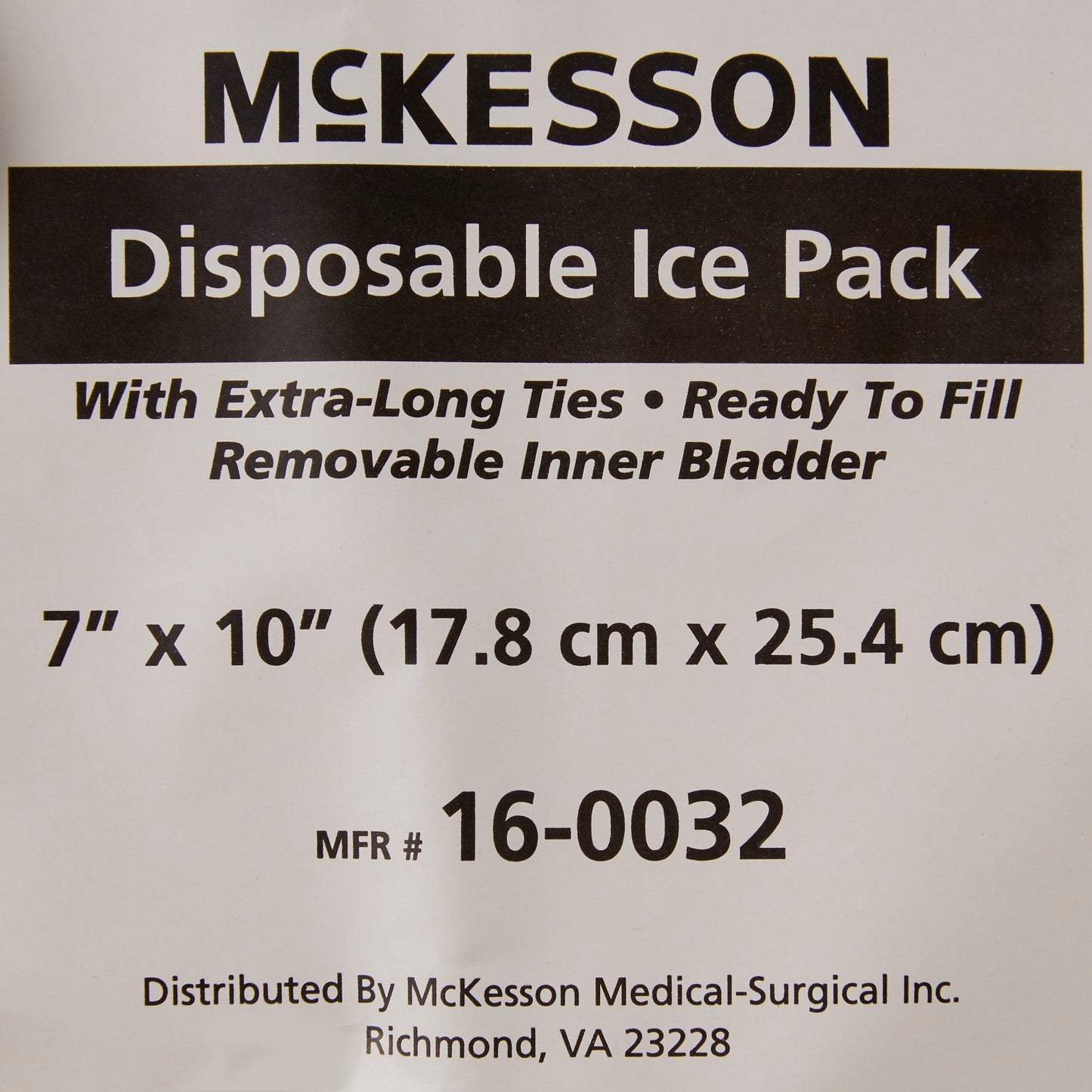 McKesson Ice Bag, 7 x 10 Inch 16-0032