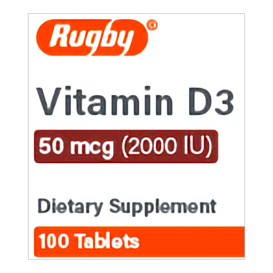 Vitamin Supplement Vitamin D3 50 mcg Strength Tablet 100 per Bottle 80681017000