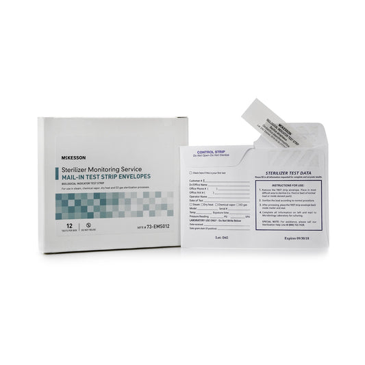 McKesson Sterilizer Monitoring Mail-In Service Steam / EO Gas / Dry Heat / Chemical Vapor - 73-EMS012