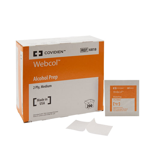 Cardinal Webcol Alcohol Prep Pad 6818-, Case of 4000