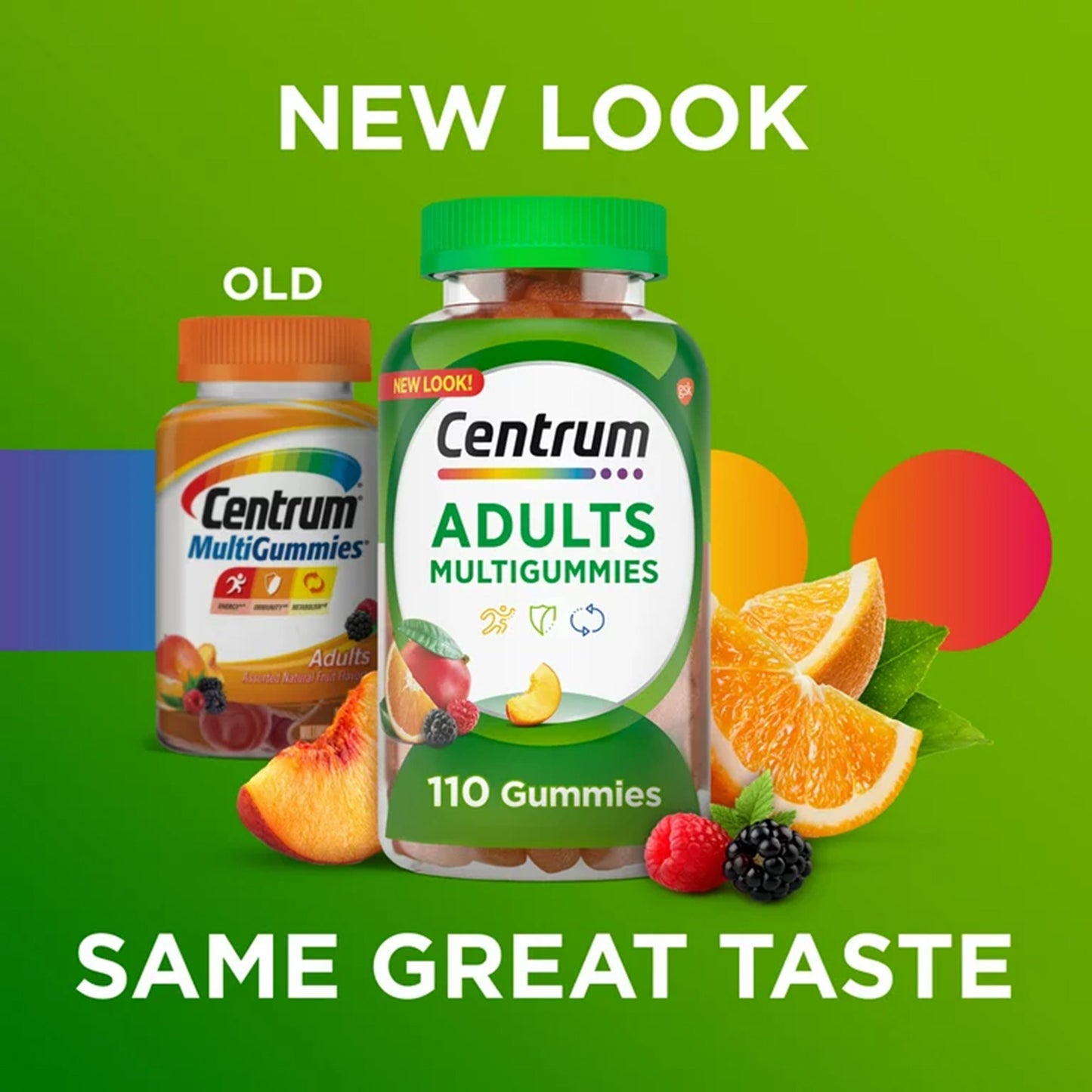 Centrum MultiGummies Adults Assorted Natural Fruit Flavors 30573128434
