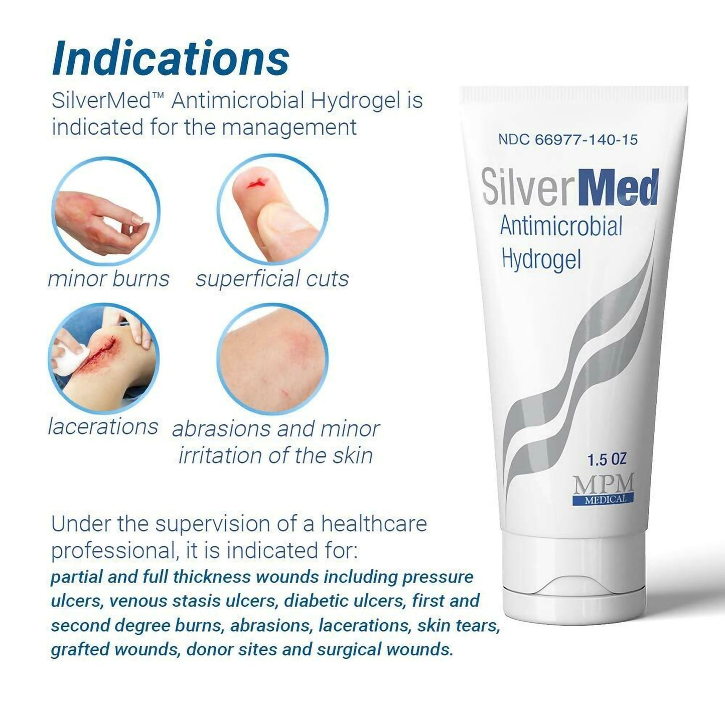 SilverMed™ Antimicrobial, 1½ oz. tube ABSM1406