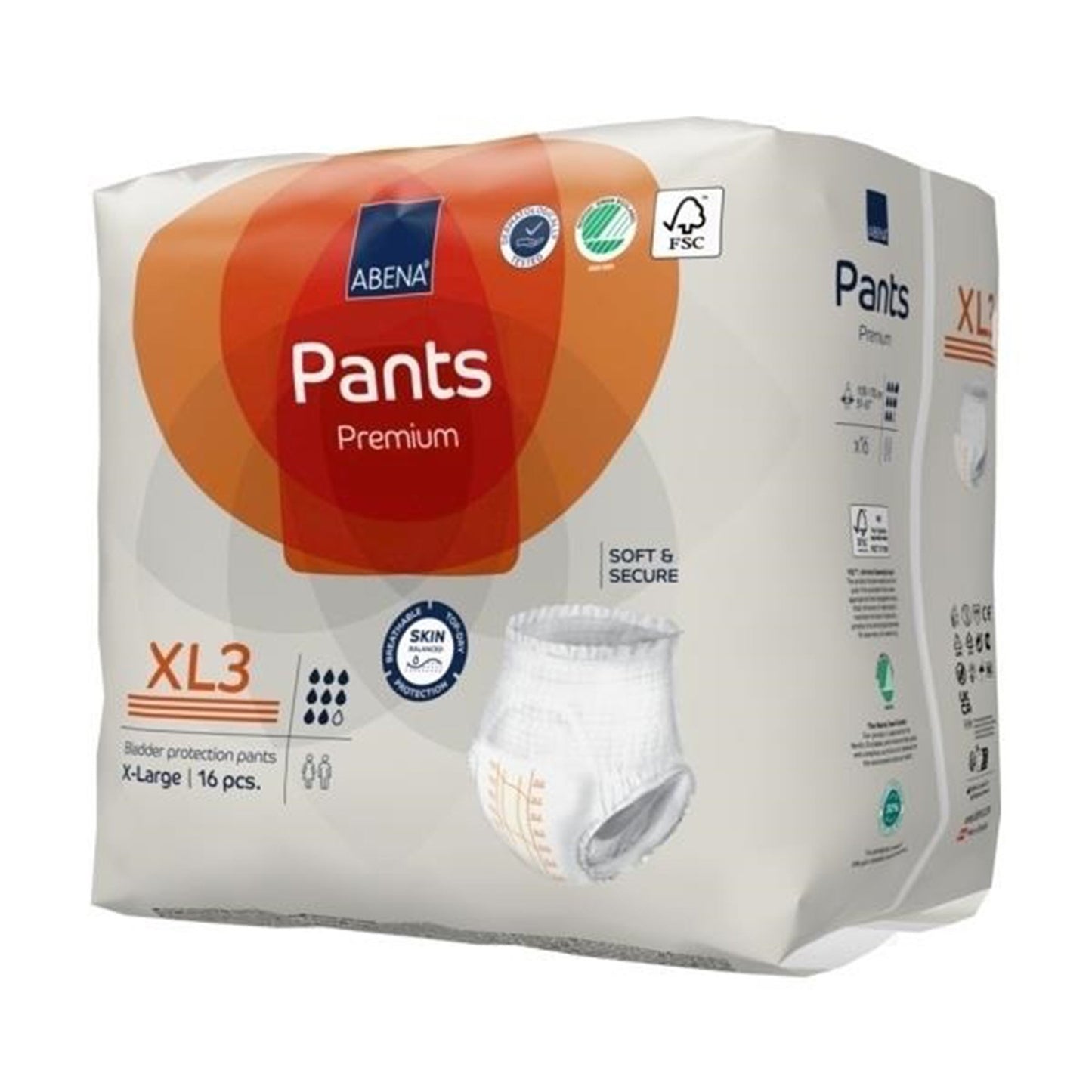 Abena® Premium Pants XL3 Incontinence Brief, X-Large 1000021330