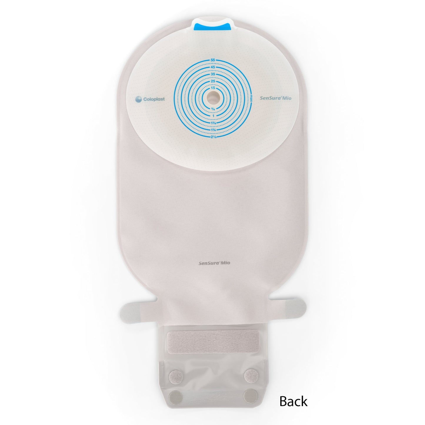 SenSura® Mio Flat 1-Piece Opaque Ostomy Pouch, Trim to fit 10 – 55 mm Stomas 10471