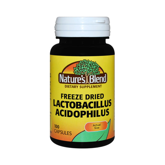 Probiotic Dietary Supplement Nature's Blend 100 per Bottle Capsule - 54629011101