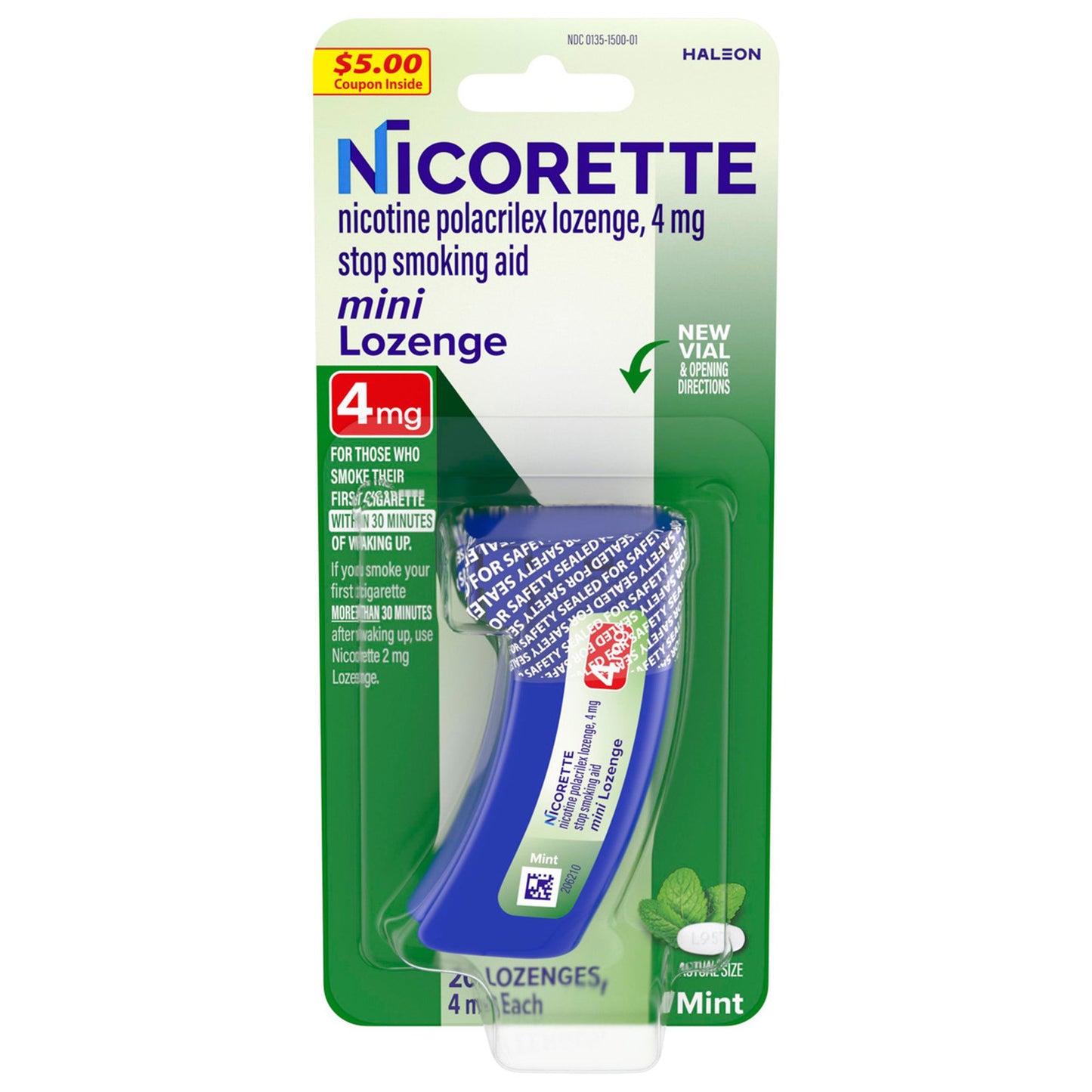 Stop Smoking Aid Nicorette® 4 mg Strength Lozenge - 30766981237