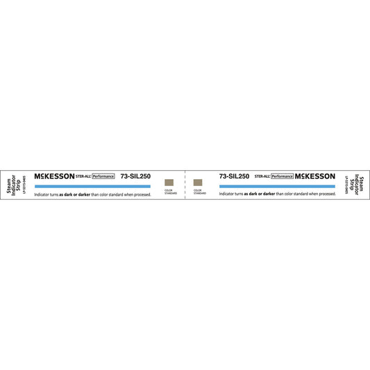 McKesson Sterilization Chemical Indicator Strip Steam 8 Inch Length - 73-SIL250