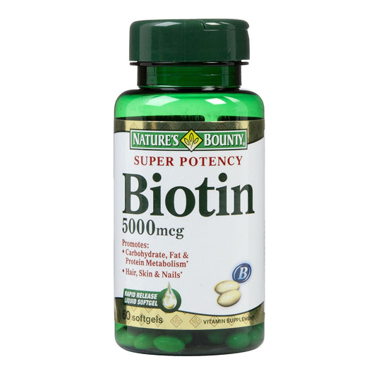 Nature's Bounty® Vitamin B-7 Biotin Supplement 74312134302