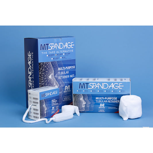 Elastic Net Retainer Dressing MT Spandage™ Tubular Elastic 25 Yard Size 2 White Small Hand / Arm / Leg / Foot NonSterile - MT02