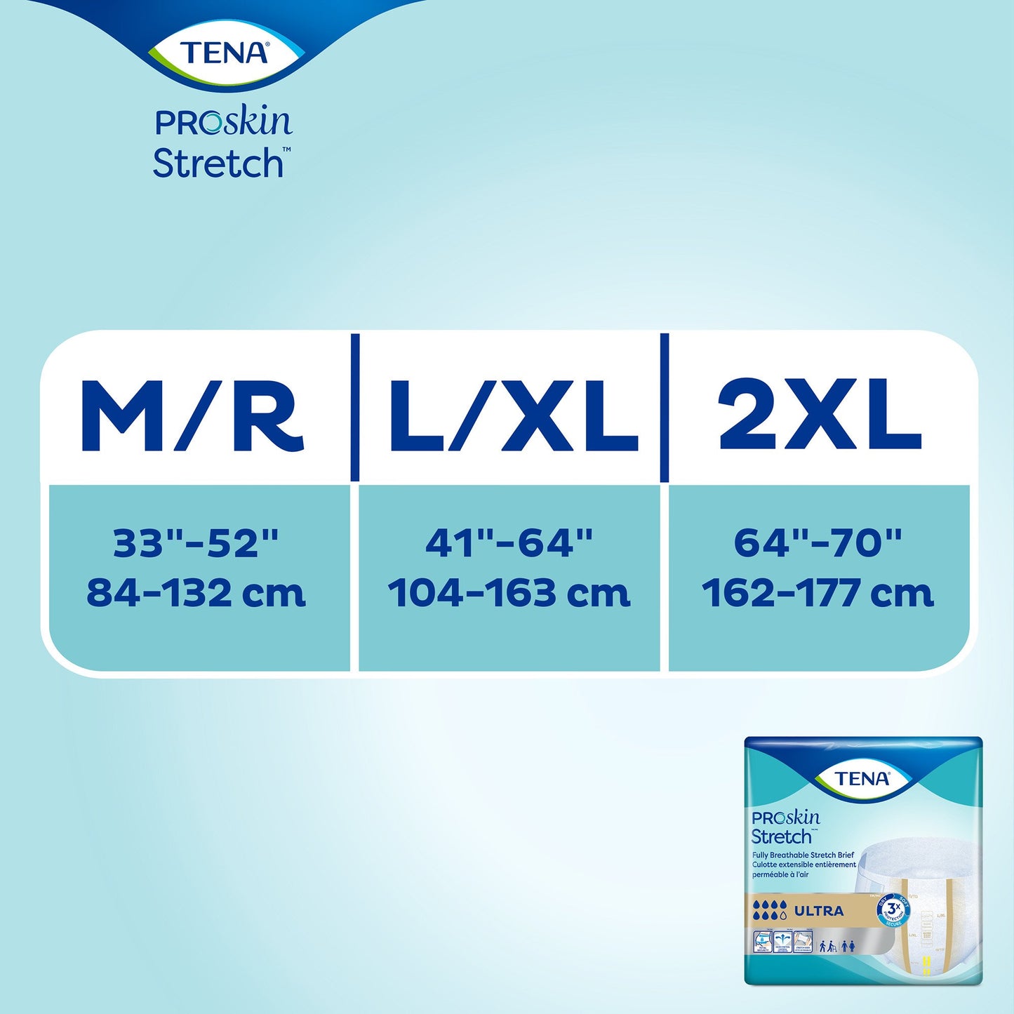 Tena® ProSkin Stretch™ Ultra Incontinence Brief, Large / Extra Large 67803