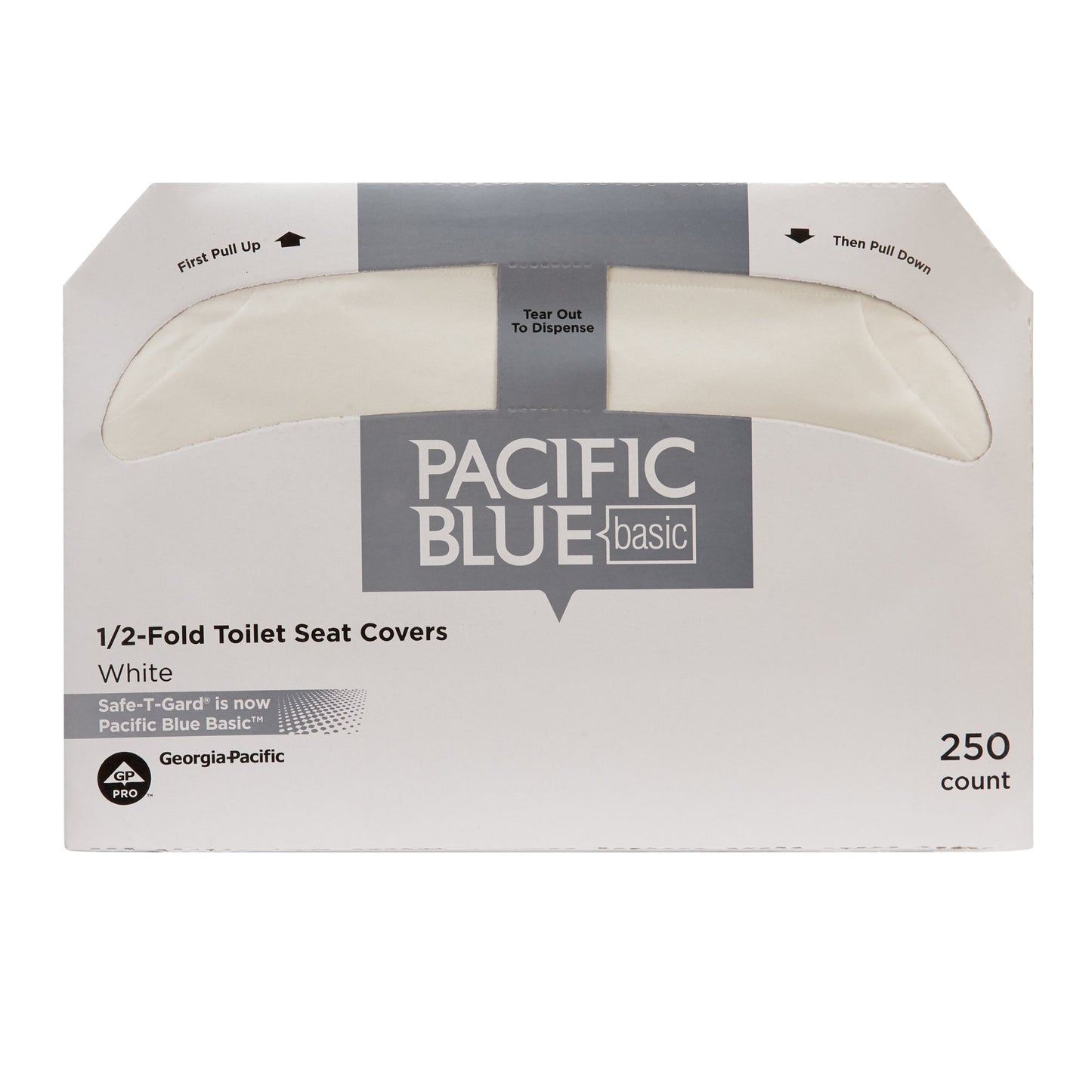 Toilet Seat Cover Safe T Gard™ Half Fold 14-1/2 X 17 Inch - 47046