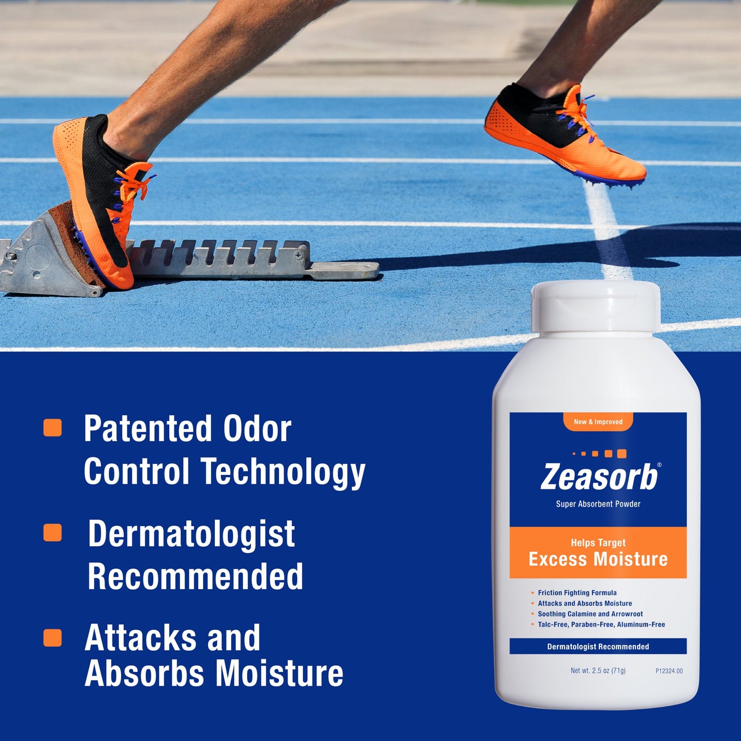 Zeasorb® Super Absorbent Powder, 2.5-ounce shaker bottle 30316023325