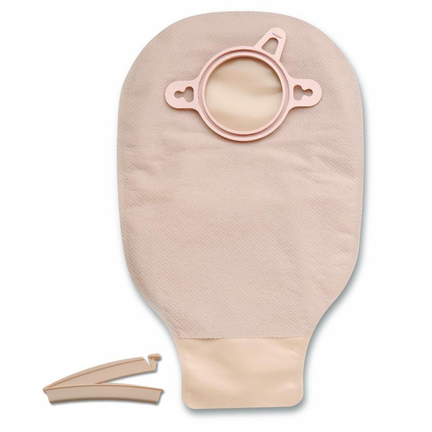 New Image™ 18203 Beige Colostomy Pouch, Pre-cut to Fit 57 mm Stomas, Red Match 18203