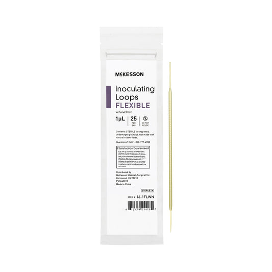 McKesson Inoculating Loop with Needle, 1 µL, 20-Centimeter Length 16-1FLWN