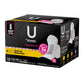 U by Kotex® Balance Ultra Thin Charcoal Pads with Wings, Regular 54898