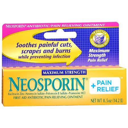Neosporin® + Pain Relief Cream, 0.5 oz. Tube 00501371205