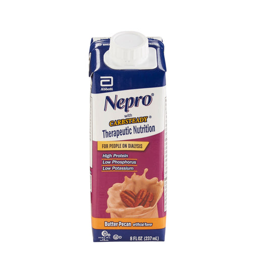 Oral Supplement Nepro® with Carbsteady® Butter Pecan Flavor Liquid 8 oz. Reclosable Carton - 64798
