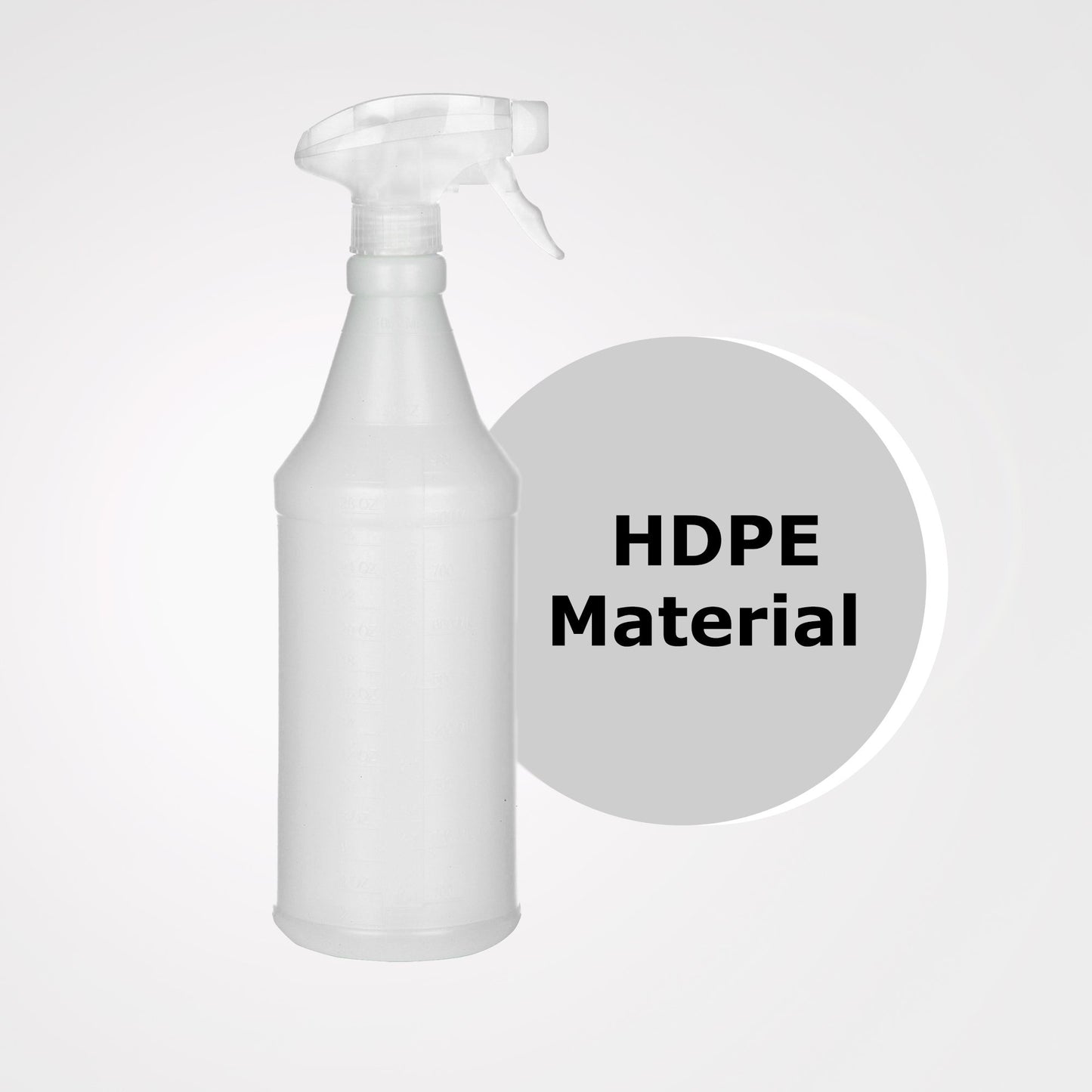 Empty Spray Bottle Medical Safety Systems HDPE 16 oz. 375-66131000
