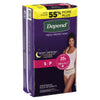 Female Adult Absorbent Underwear Depend® Night Defense® Waistband Style Small Disposable Heavy Absorbency - 51701