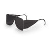 Post Mydriatic Glasses Solarettes® Side Shield Smoke Tint Black Frame Over Ear One Size Fits Most 5108A.FGX