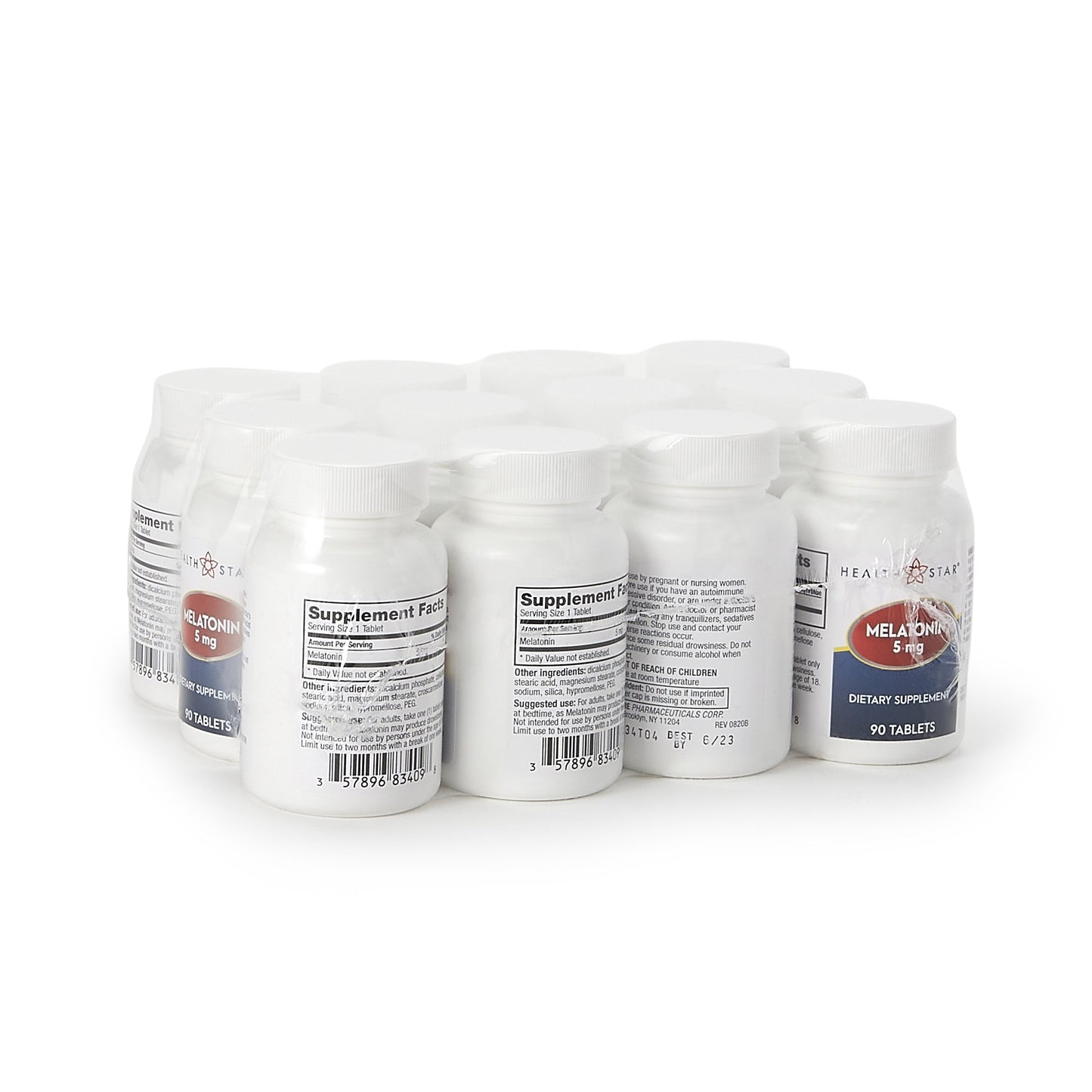 Health*Star® Melatonin Natural Sleep Aid 834-09-HST