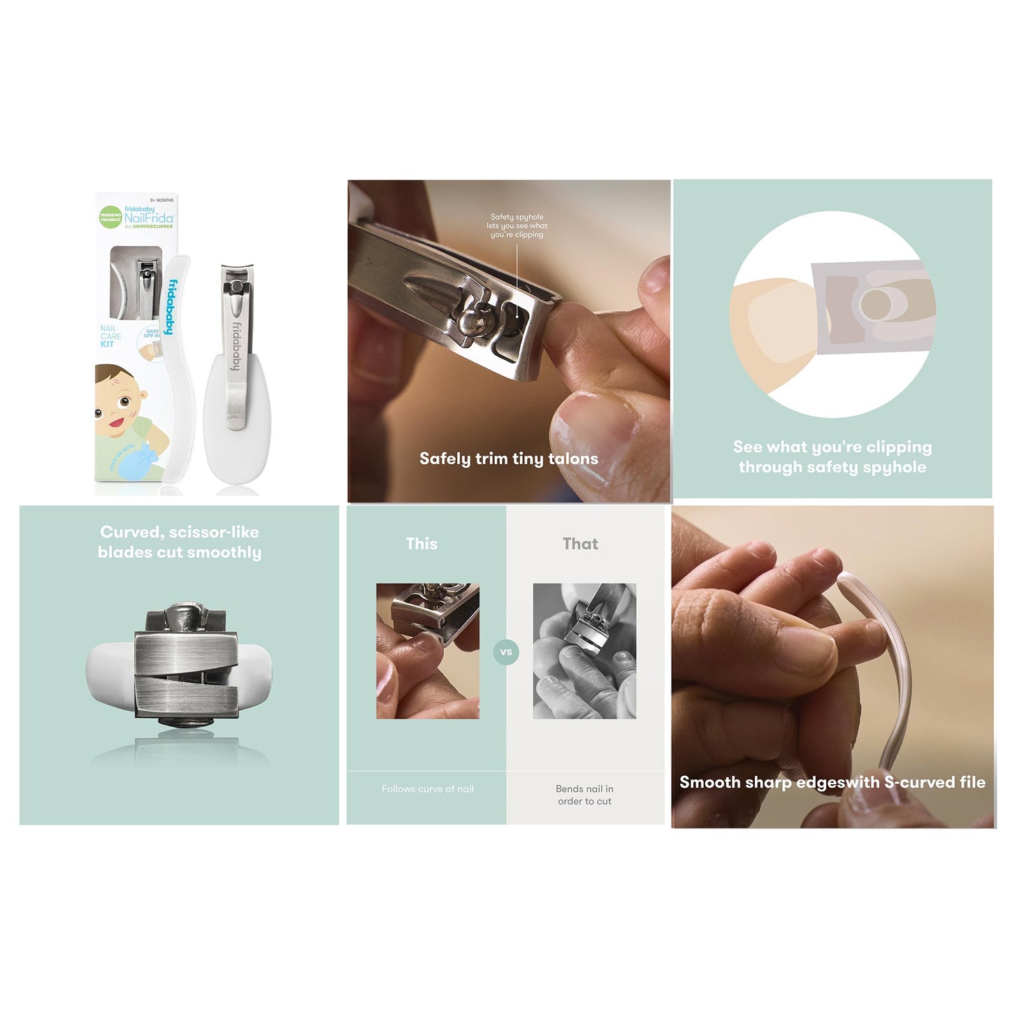 Nail Clipper Set NailFrida the SnipperClipper 100001857