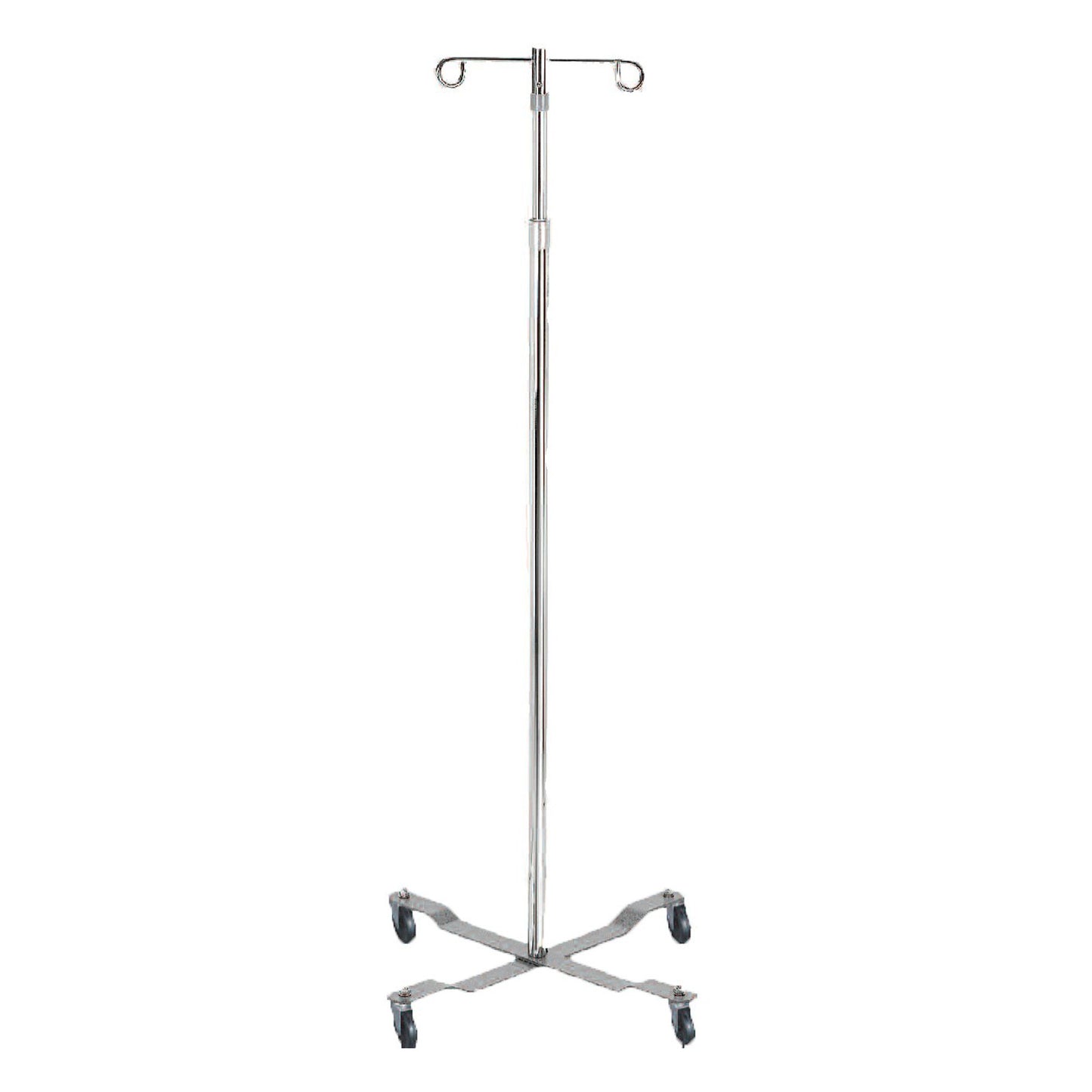 IV Stand Floor Stand 2 Hooks 4 Legs with Casters - MS400E