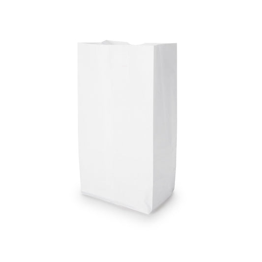 General Supply White Grocery Bag, Size 6 BAGGW6500