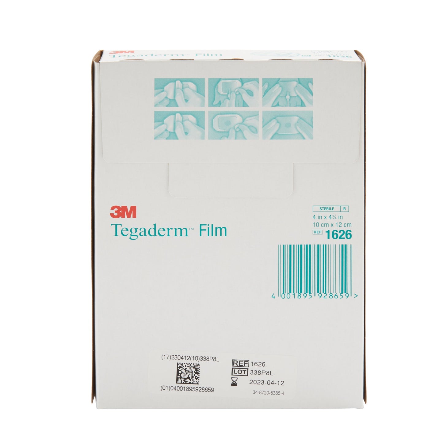 3M™ Tegaderm Transparent Film Dressing, 4 x 4-3/4 Inch 1626