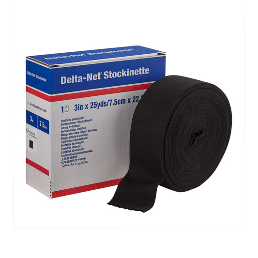 BSN Medical Delta-Net Black Synthetic Compression Stockinette, 3 Inch x 25 Yard 7272302, Case of 2