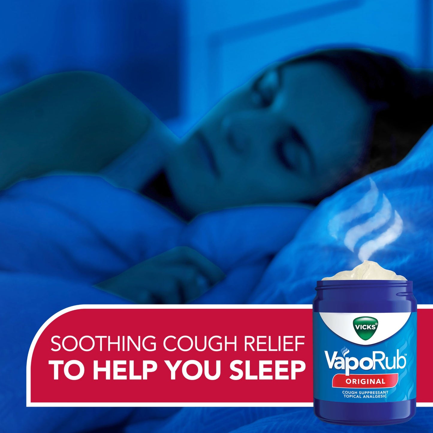 Vicks® VapoRub® Cough Suppressant Topical Analgesic Ointment 37000054403