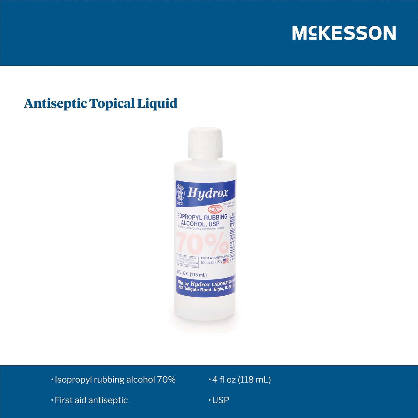 Hydrox Isopropyl Alcohol Antiseptic HDX-I0020