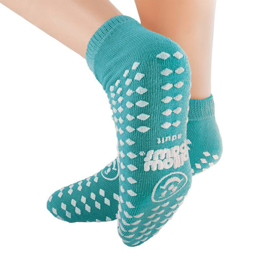 Principle Business Enterprises Pillow Paws Slipper Socks Double Print, Large 1096-001, PR