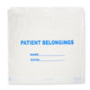 Patient Belongings Bag DawnMist 20 X 20 Inch Plastic Drawtape Closure White - DSPB01
