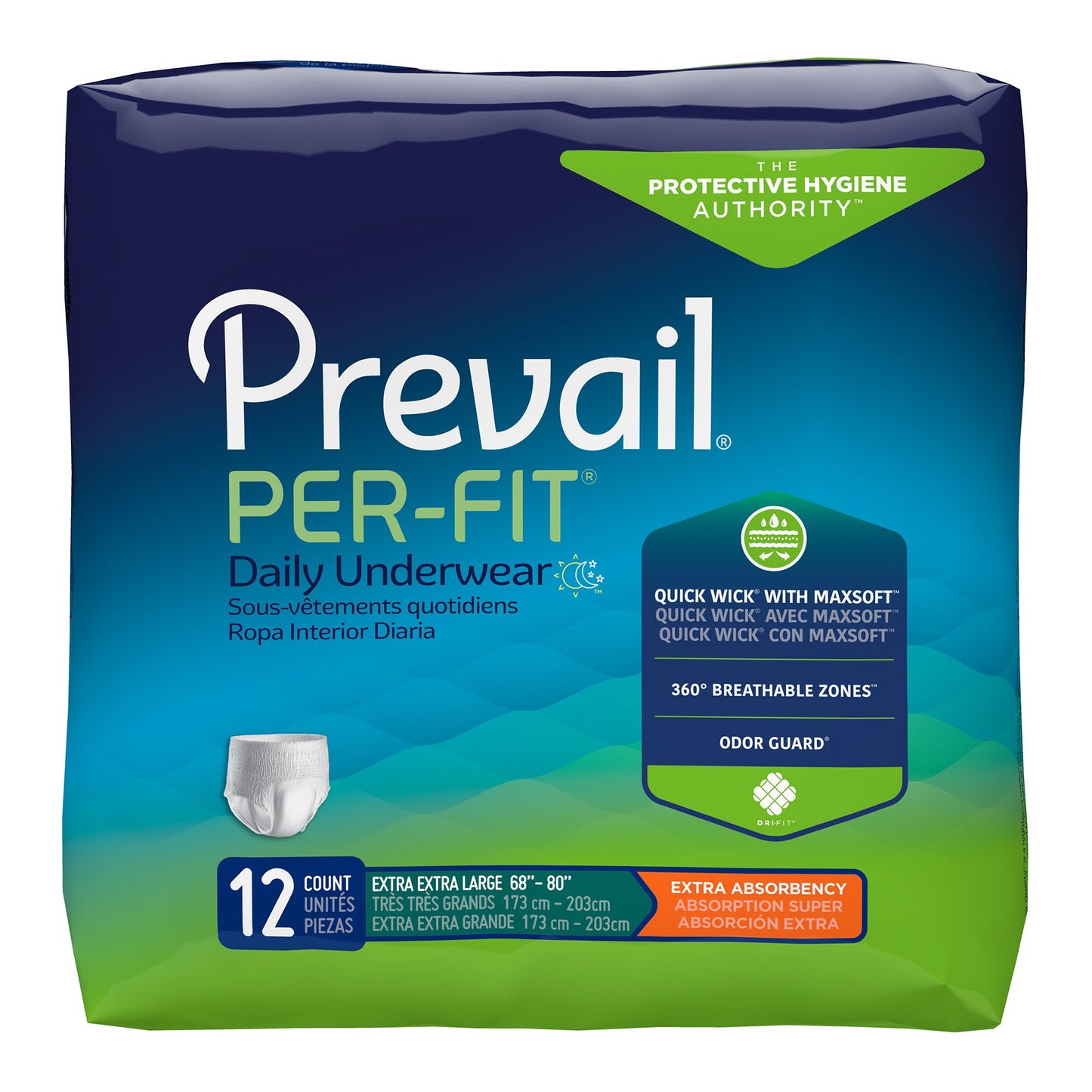 Prevail® Per-Fit® Extra Absorbent Underwear, 2X-Large | PF-517 Medsitis.com_Medsitis_Medical_Supply_1