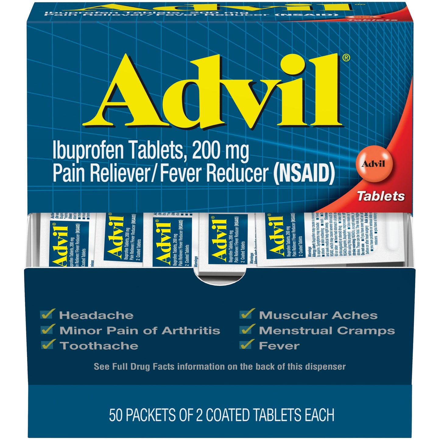 Advil® Ibuprofen Pain Relief Tablet 30573015489