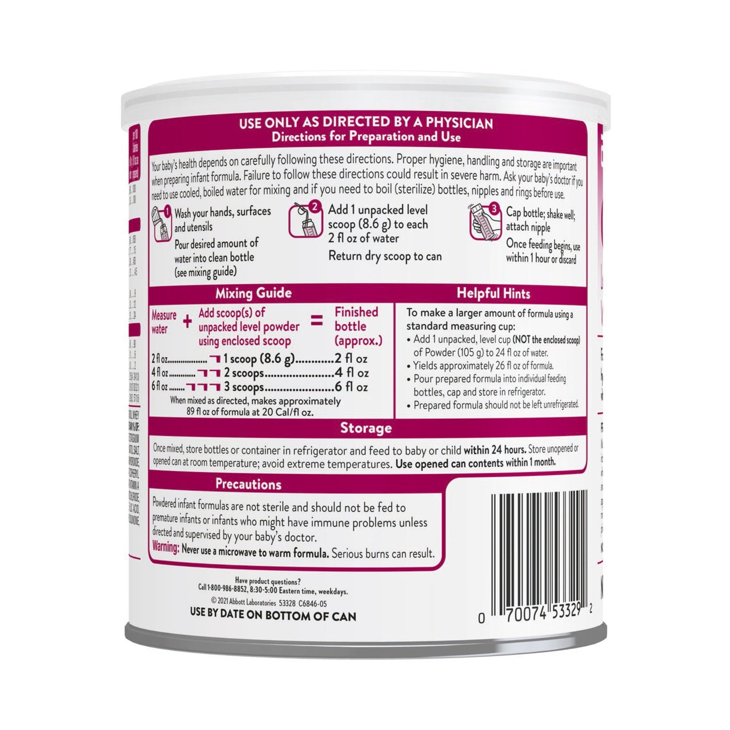 Calcilo XD® Low-Calcium/Vitamin D-Free with Iron Powder Infant Formula, 13.2-oz. 53328