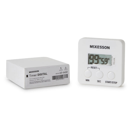 Electronic Alarm Timer Count Down McKesson 100 Minutes Digital Display - 63-4452