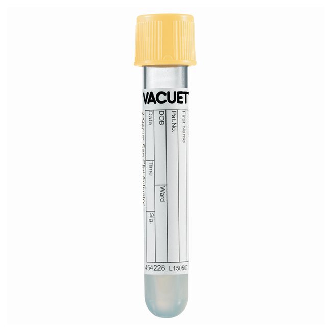 Vacuette® Z Serum Sep Clot Activator Venous Blood Collection Tube, 3.5 mL 454228P