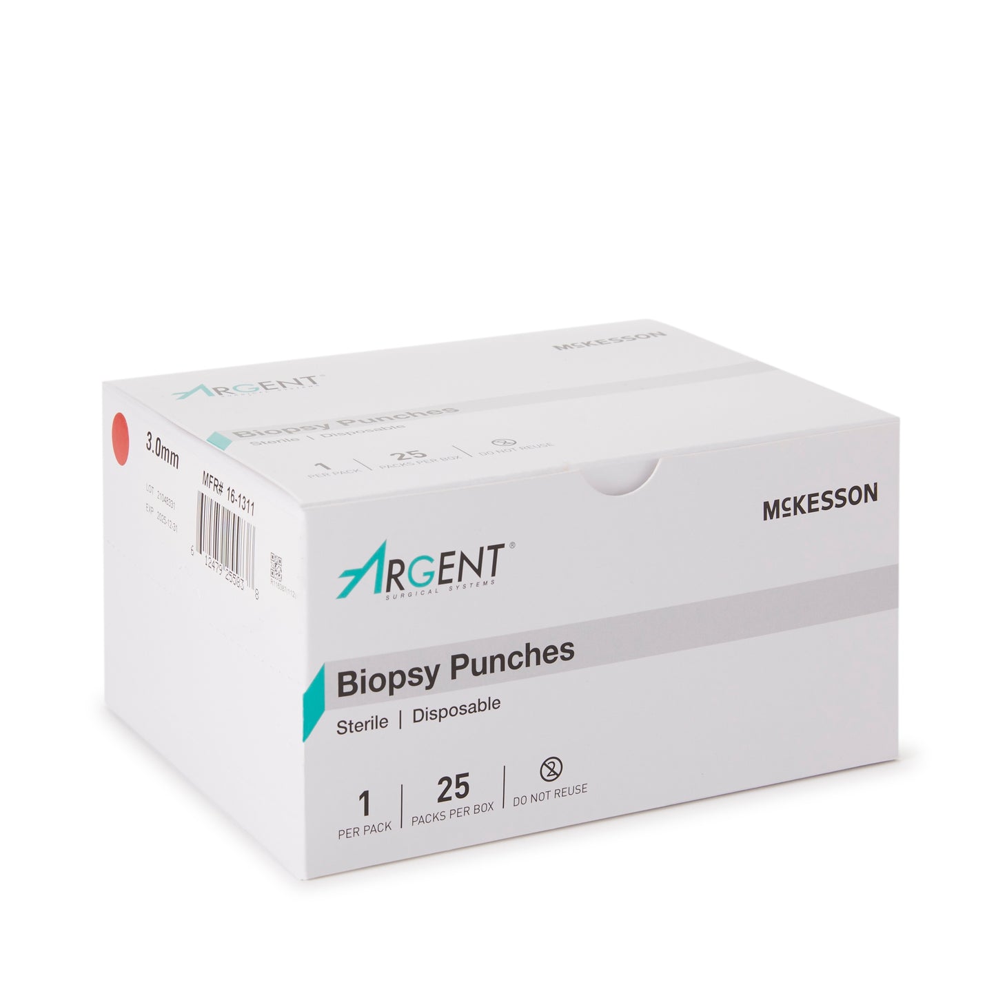 McKesson Argent™ Disposable Biopsy Punches, 3.0 mm 16-1311