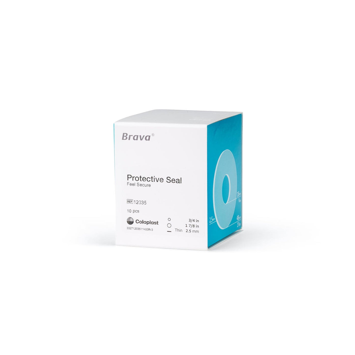 Brava® Skin Barrier Ring with Protective Seal, Thin 12035