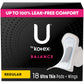 U by Kotex® Balance Ultra Thin Charcoal Pads with Wings, Regular 54898